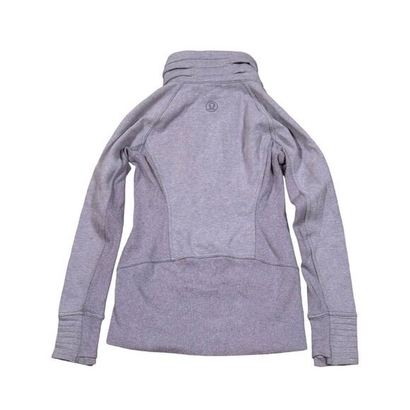 Lululemon Radiant Jacket II Women's 4 Purple Full Zip Cotton Fleece - Picture 5 of 10